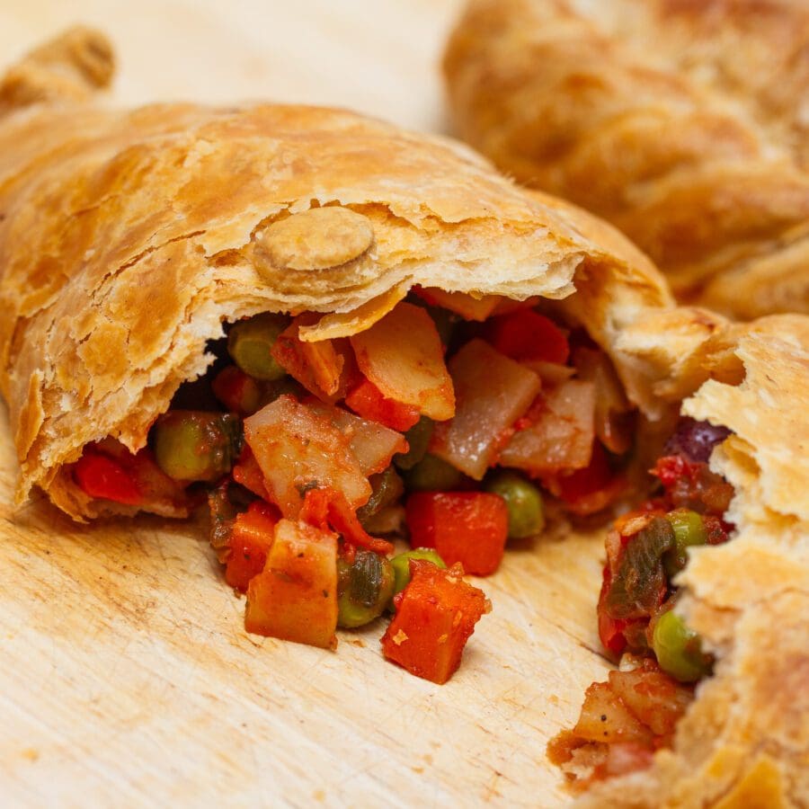 Cornish Pasties - Mixed vegetable, Cocktail